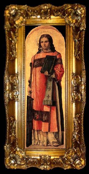 framed  Bartolomeo Vivarini St Lawrence the Martyr, ta009-2